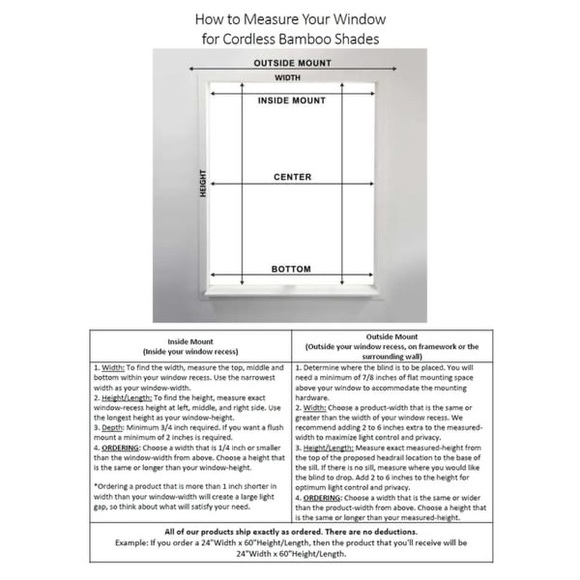 Arlo Blinds Cordless Lift Bamboo Shades - Picture 7 of 7